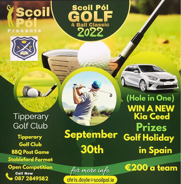 Scoil Pol Golf 4 Ball Classic