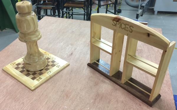 3yr wooden clocks