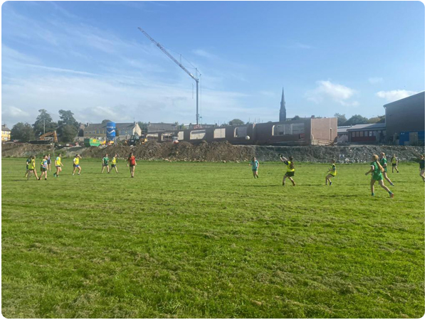 Ladies Football 1st yr training